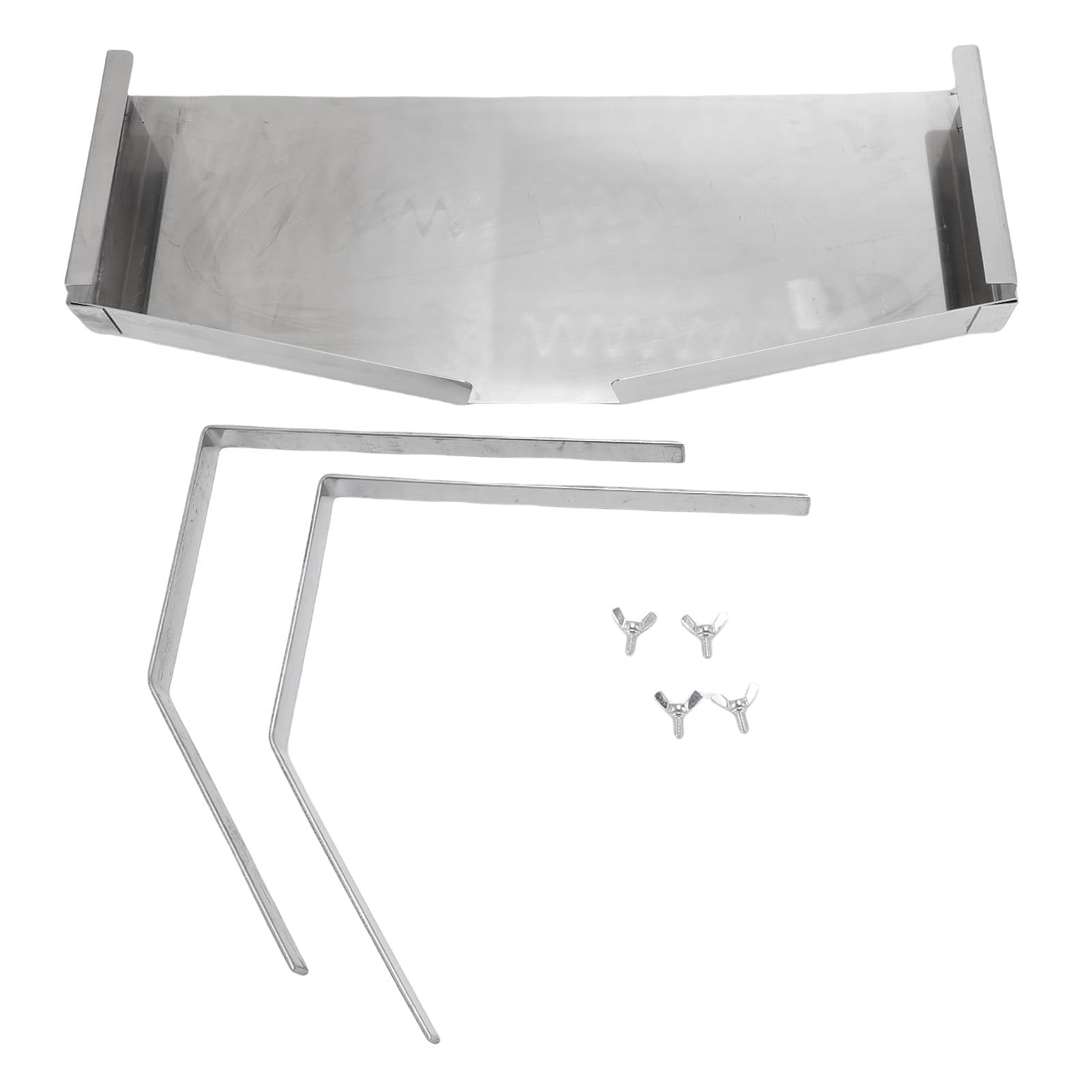 Honeycomb Frame Display Stand Stainless Steel Honey Uncapping Holder, Adjustable Leg Height Beehive Frame Tray for Beekeeping Restaurants Bakeries Cafes Hotels