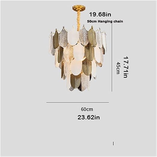 TANYTAO-SHOP Lamp, Kroonluchter Crystal Kroonluchter Postmodern Rvs Art Deco Designer Hanglamp Lighting Glossy Hanging Lamp Eetkamerverlichting for Slaapkamer, Eetkamer, Woonkamer Voor Woonkamer Slaapkamer photo 3