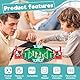 NLMWTI Tischkicker, Tischfussball Spiele, Interaktives Tischfußballspiel Kinder mit 8 Fußbälle Mini Tischkicker, Geschenk für Jungen | Familien-Brettspiel & Partyspaß für Groß & Klein