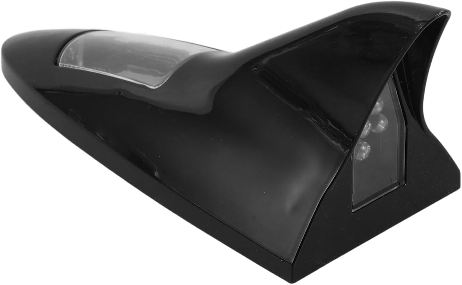 Car Roof Antenna Cover Fin Antenna Led Flashing Signal Solar-Powered Rear Light Universal Fit Automotive Decorati