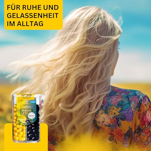 Original Bachblüten N°39 Emergency Stressless Tag & Nacht Dragees nach Dr. Bach von Lemon Pharma, Vegan
