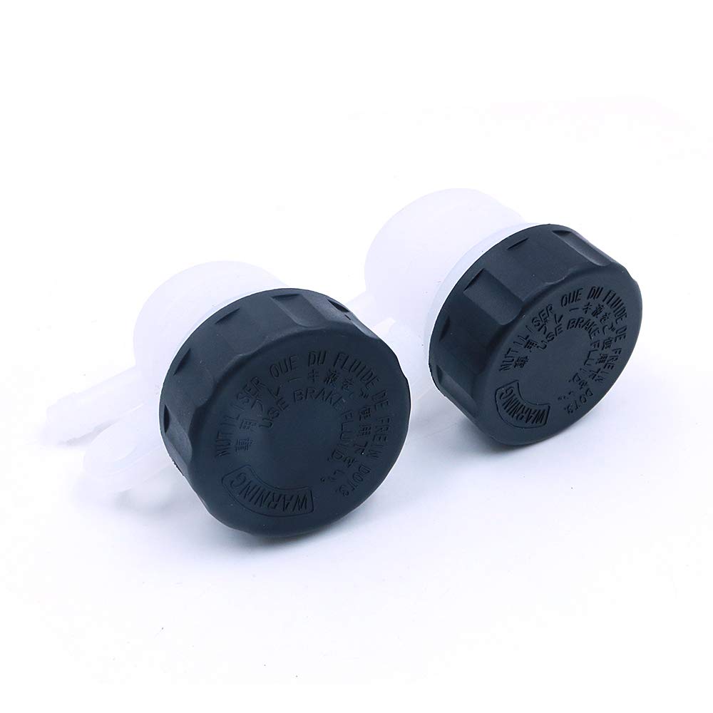 Namvo 6Pcs Ricambi per moto Serbatoio del freno universale Bottiglie di fluido anteriore Coppe dell'olio Cilindro principale del motociclo, testa obliqua