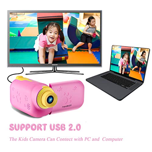 Kids Video Camera for Girls Gift,hyleton 1080P FHD Digital Kids Camera Camcorder Video DV with 2.4" Screen for Age 3-10 - Image 6