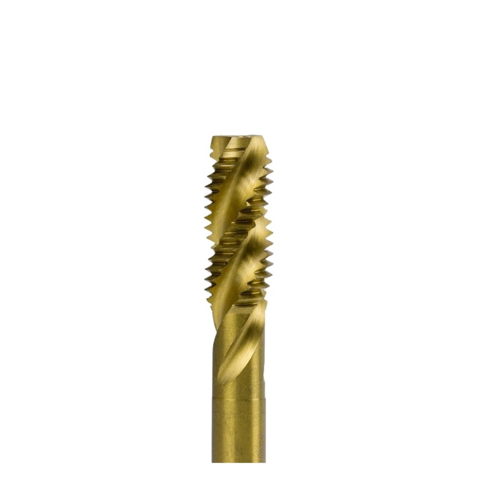 Flauta de grifo de punto espiral chapada métrica M2 .5 M3 M4 M5 M6 M7 M8 M10 M12 máquina con cabezal for tornillos rosca(Spiral flute tap,M8X1.25,10pcs)