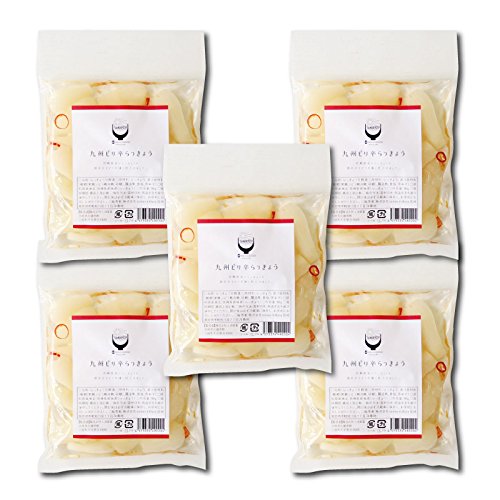九州産 らっきょう漬け ピリ辛 90g（固形量）5袋