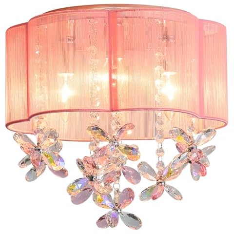 TRIBILLION Pink Crystal Chandelier Cover