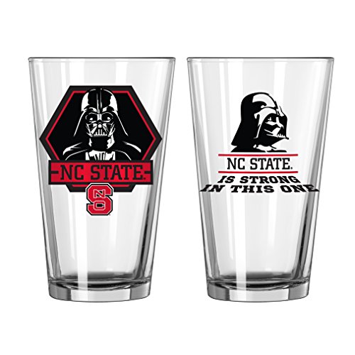 NCAA Star Wars Pint Glass, 16-ounce, 2-Pack
