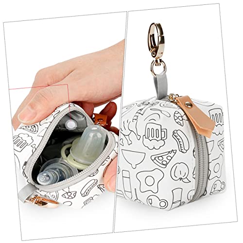 SHOWERORO Bolsa Múmia Que Pode Ser Pendurada Estojo De Chupeta Bolsa De Chupeta Pendurada Recipiente