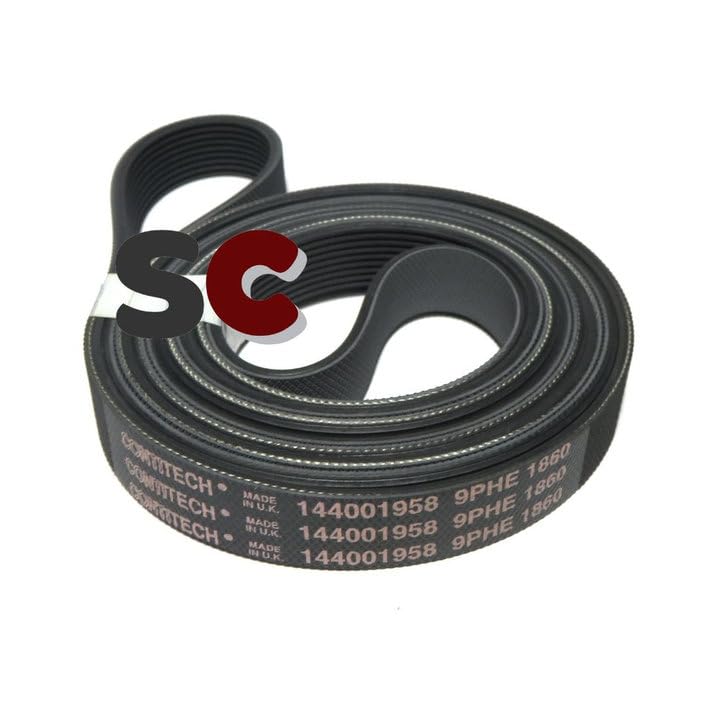 Cinghia Di Trasmissione Per Asciugatrice Contitech 9PHE 1860 – Ricambio Compatibile Per Hotpoint, Indesit, Ariston E Altri