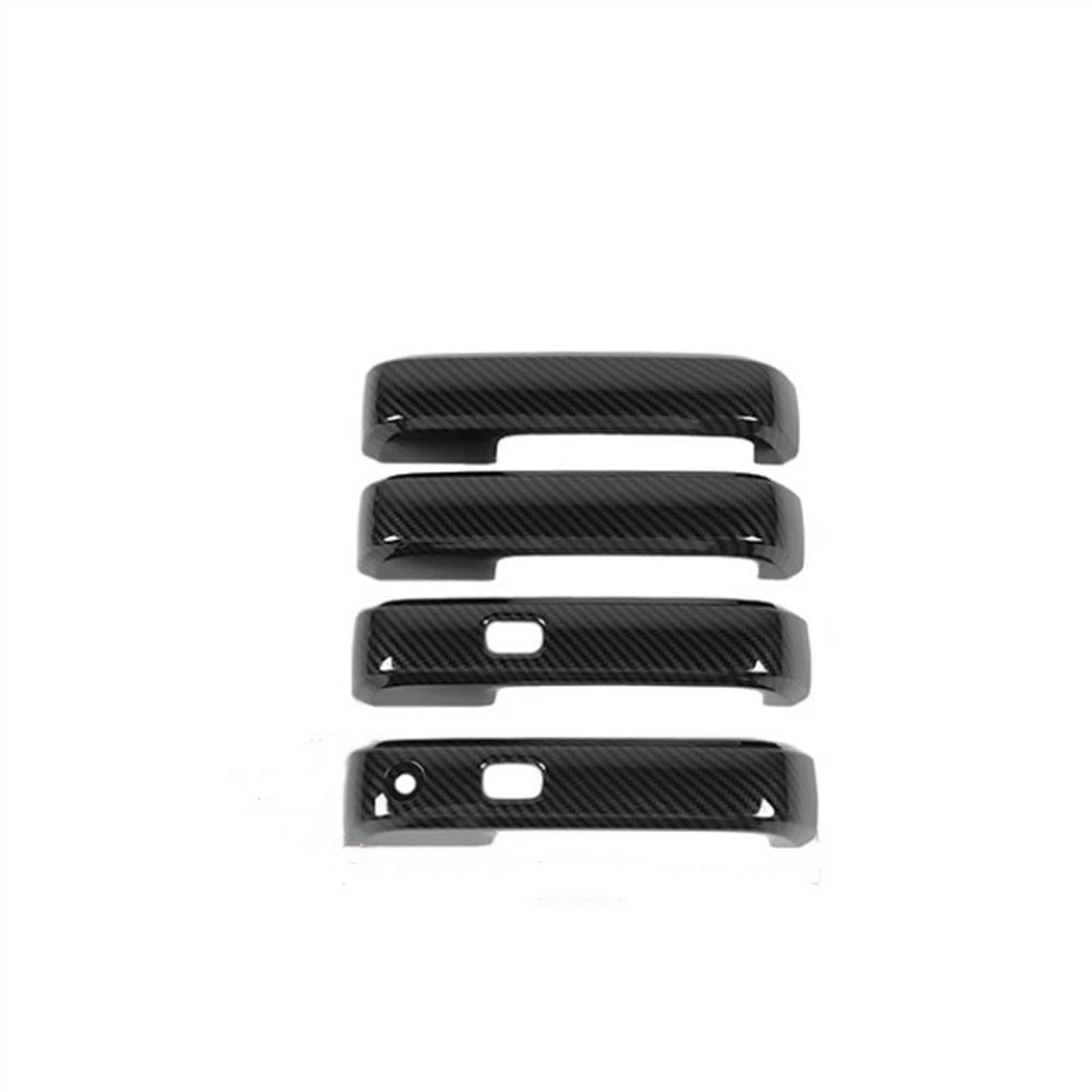 Kjhopy A Chrome Door Handle Cover Trim Molding Catch Overlay Garnish Cap Cup Protector For Ford F150 F-150 2015-2020 Exterior Door Handle(A)