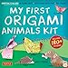 My First Origami Animals Kit: Everything is Included: 60 Folding Sheets, Easy-to-Read Instructions, 180+ Stickers