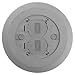 RACO 6299 Round Floor Box Cover Kit Nonmetallic With Two-Lift Lids for 5511 Floor Box, Gray
