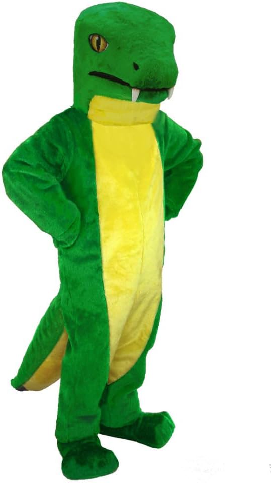 Generic Thermo-lite Snake Mascot Costume Multi, One Size Fits Most