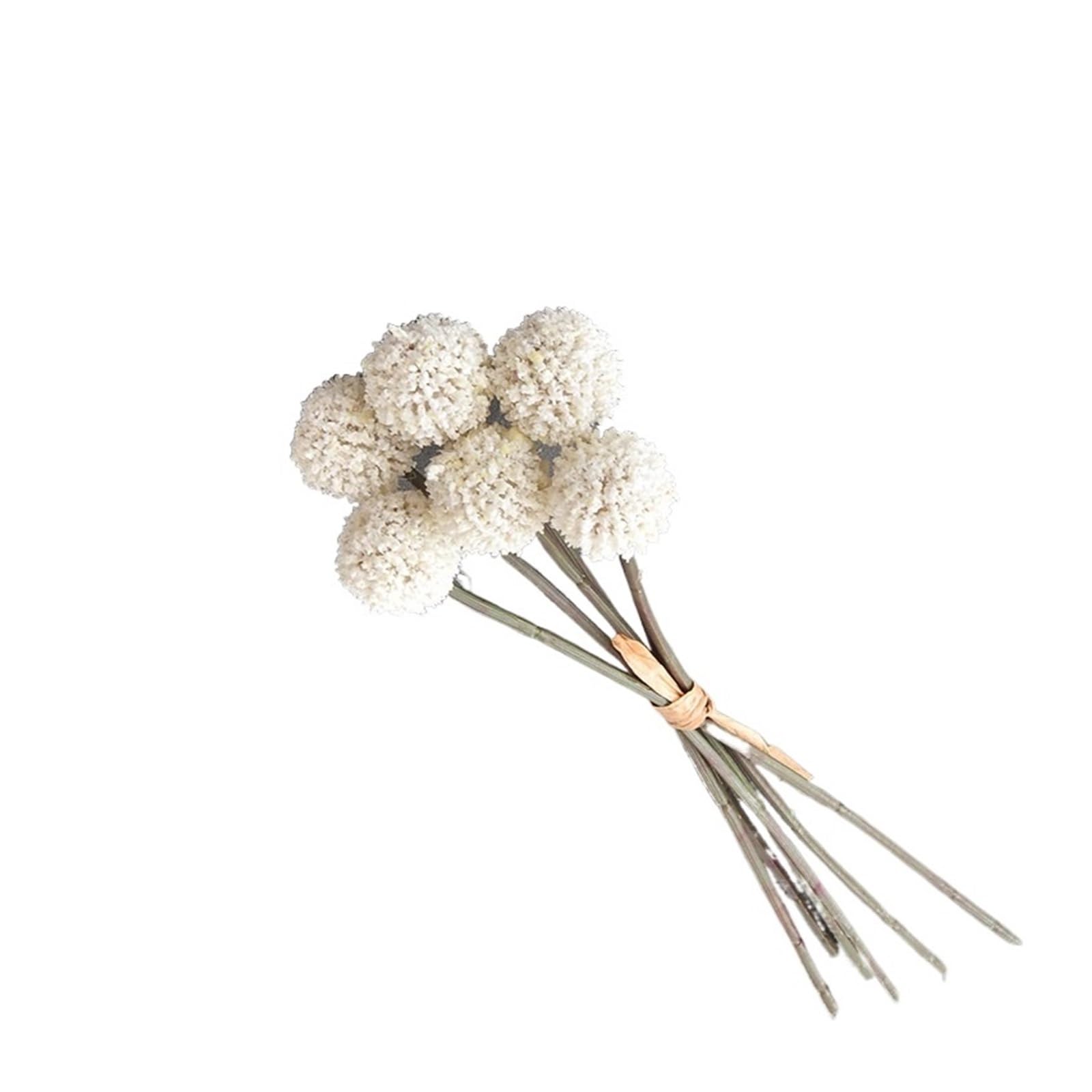 Casetlong 30Pcs Artificial Flower For Wedding Decor Bouquet Accessories Home Decoration Party Arrangement(White)