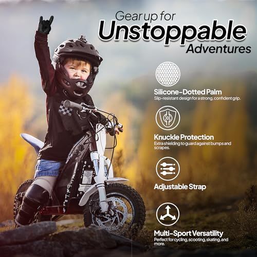 Youth Motocross Gloves – Antislip Kids Dirt Bike Gloves - Image 2
