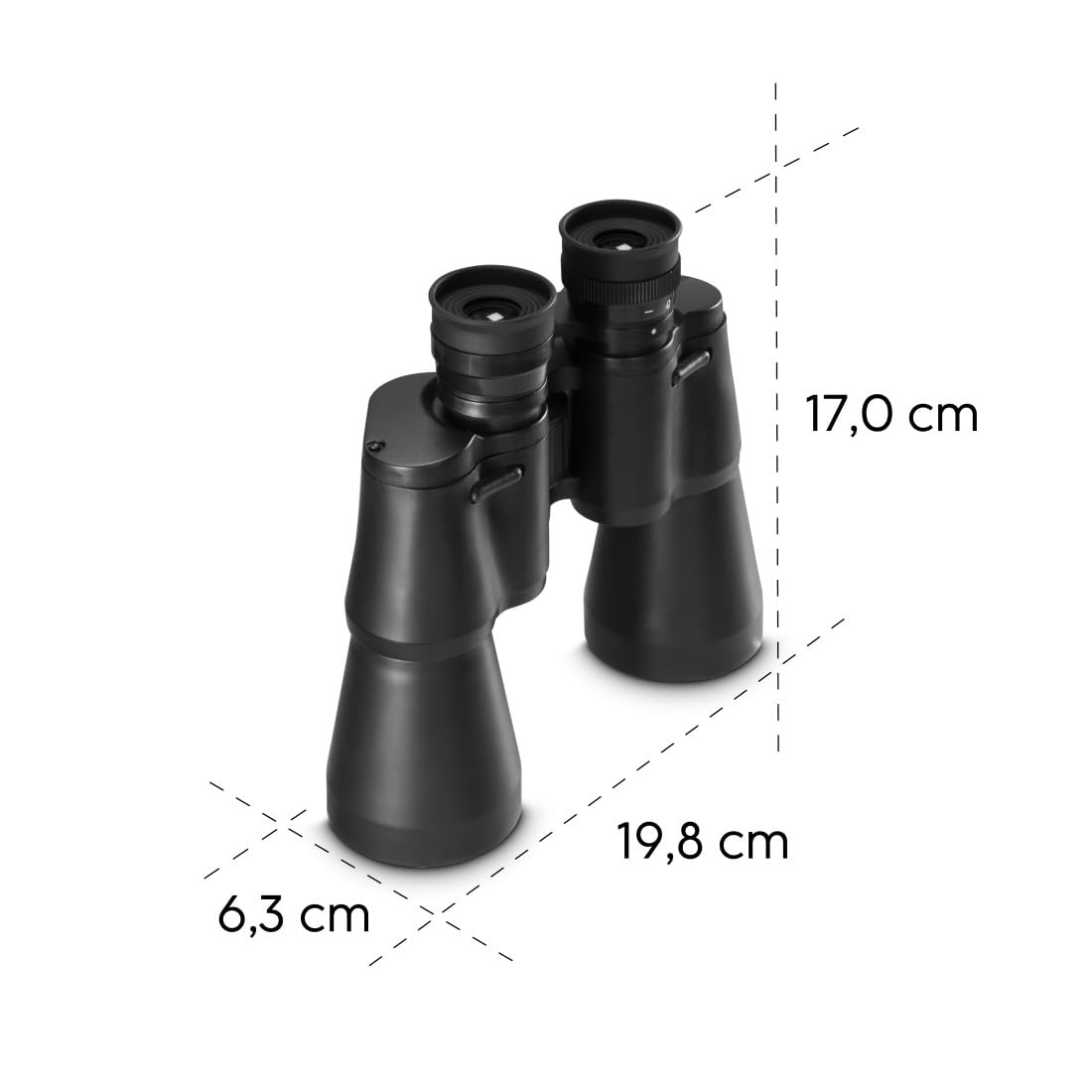 Hama 7002804 Optec Binocolo 10x50, Nero