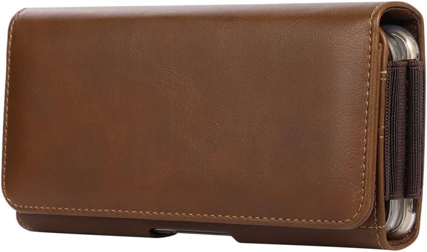 Pouch Leather Phone Holster Belt Clip Case Waist BagHanging Holster Bag Phone Case(D)