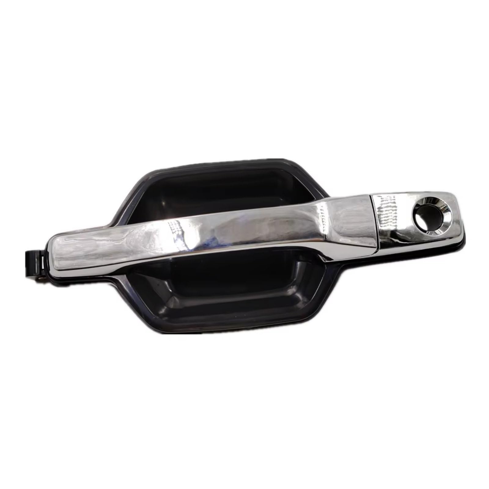 Iukmr Front Left For Mitsubishi For Montero 2001-2006 For Pajero 1999 5716A359xa Mr970425 Chrome Black Exterior Outside Door Handle Car Outer Door Handle(Front Left)