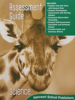 Paperback Harcourt Science: Assessment Guide Grade 1 Book