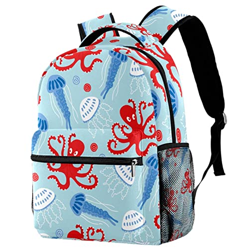 Sac à dos de voyage de campus loisirs avec porte-bouteille marine