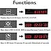 BTBSIGN LED Countdown Clock Safety Event Timer with Remote and Buttons for 1.8'' 9 Digits