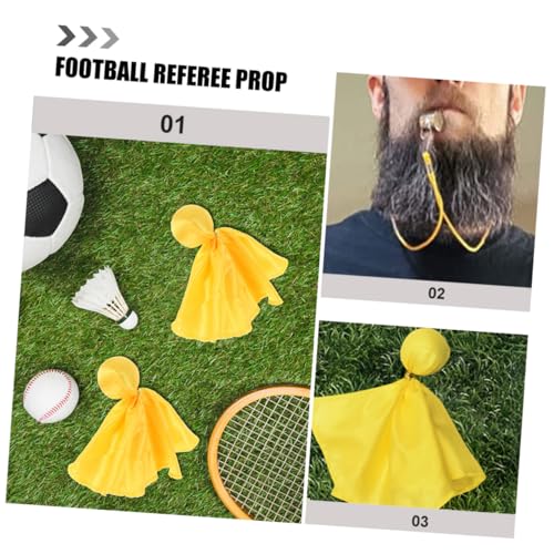 Kit de Banderas de Penalización y Silbato para Fútbol miniatura 7