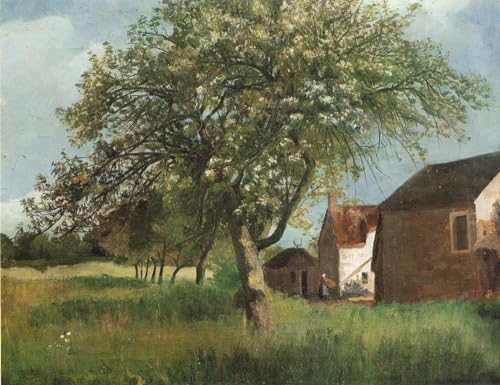 Toile Peinture Murale Arbre en fleurs Kitty Kielland Cernay 60x90cm