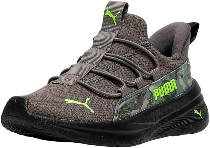 PUMA Kids Boys One4all 2.0 Cyclone Slip On Sneakers Shoes Casual - Grey - Image 2