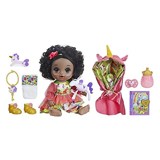 Baby Alive Once Upon a Baby: Forest Tales Forest Mia (Black Curly Hair)