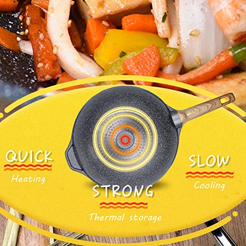 Wok antiadherente con tapa transparente 30 cm miniatura 6