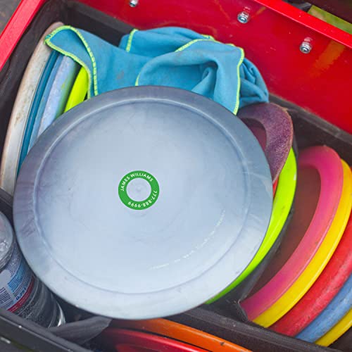 Personalized Disc Golf Name Labels (15 Labels) Custom Name Stickers for Disc Golf