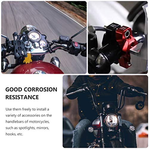 CLISPEED Braçadeira de Guiador de Motocicleta Universal Braçadeira de Tubo de Suporte de Telefone pa