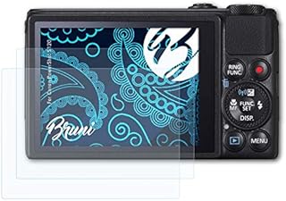 Bruni Screen Protector compatible with Canon PowerShot S120 Protector Film, crystal clear Protective Film (2X)