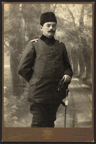 HistoricalFindings Photo: Tawfiq Canaan,1882-1964,Doctor,Author,Medical Researcher,Ethnographer,in Uniform