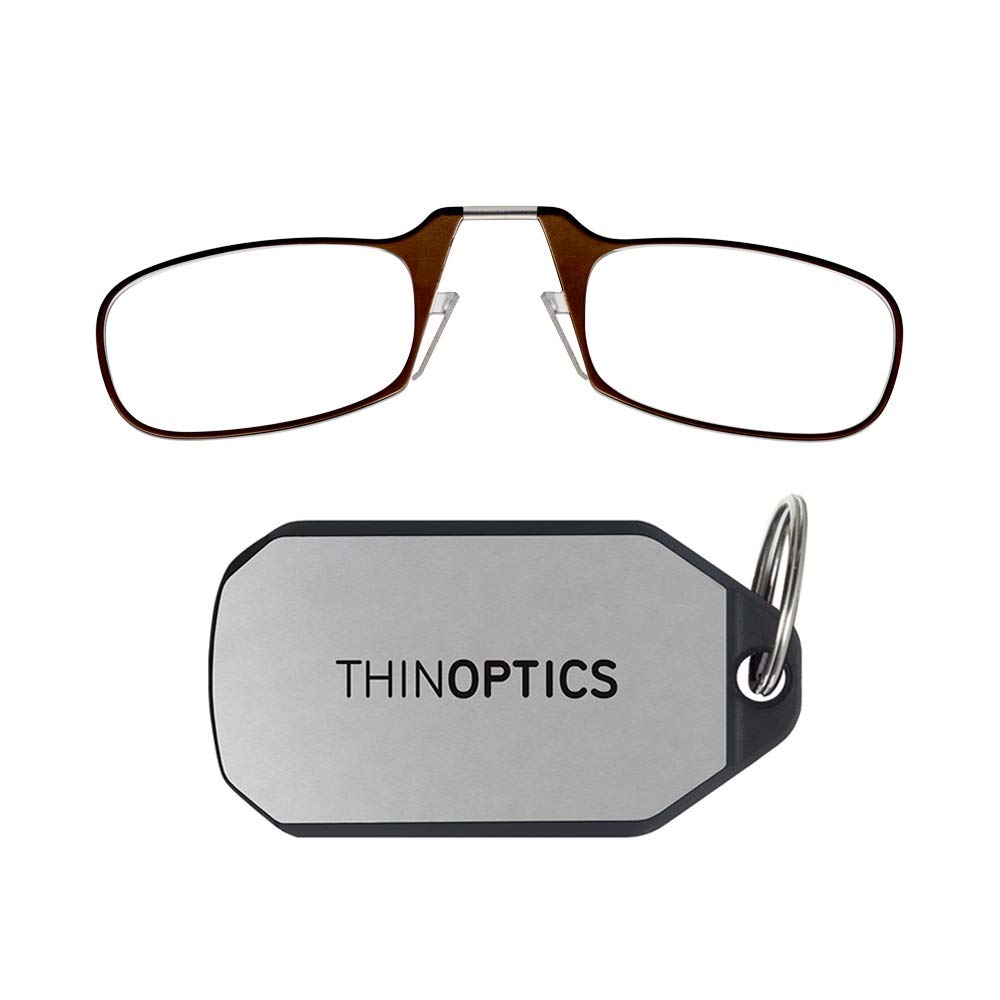 ThinOpticsunisex-adult KC2.OC Reading Glasses + Keychain Case
