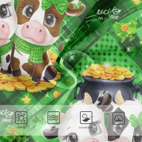 Joisal Funny Toddlers Underwear Floral 2t Cotton Panties Little Girl Cute Cartoon Cows Green Undies Kids Briefs3