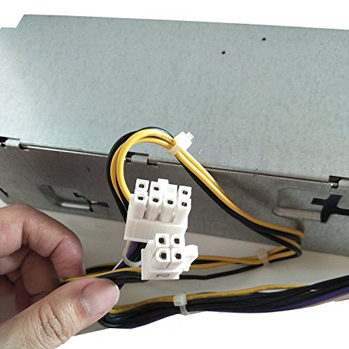 8Pin+4Pin 240 W Alimentazione compatibile HK340-86FP HU240AM-00 AC240EM-00 D240EPM-00 L240AM-00 L240EPM-00 H240AM-02 0M2WH per DELL OptiPlex 3040 3046 5040 7040 3250 T3420 V3650 V3653 V3656 MT - Alimentatore - Immagine 1
