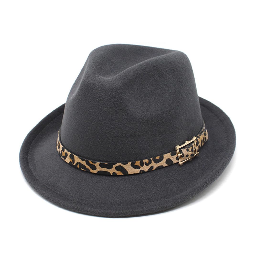 Lmtossey Cappello da Chiesa in Feltro Jazz Jazz Vintage da Donna E Uomo Fedora Vintage