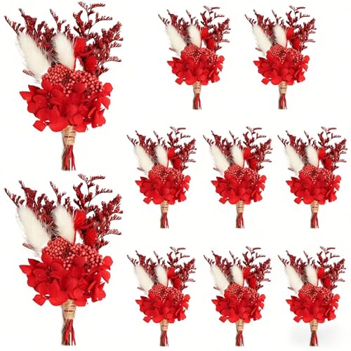 Ramo Mini Flores Secas 10 Piezas Decoración Natural miniatura 1