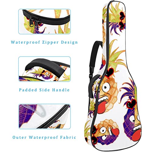 Étui rembourré pour guitare acoustique classique Motif dragons, Multicolore 08, 42.9×16.9×4.7 in, Organiseur de sac - Les Beatles, Paul McCartney, John Lennon, RIngo Starr, George Harrison Étui rembourré pour guitare acoustique classique Motif dragons, Multicolore 08, 42.9x16.9x4.7 in, Organiseur de sac – Image 5