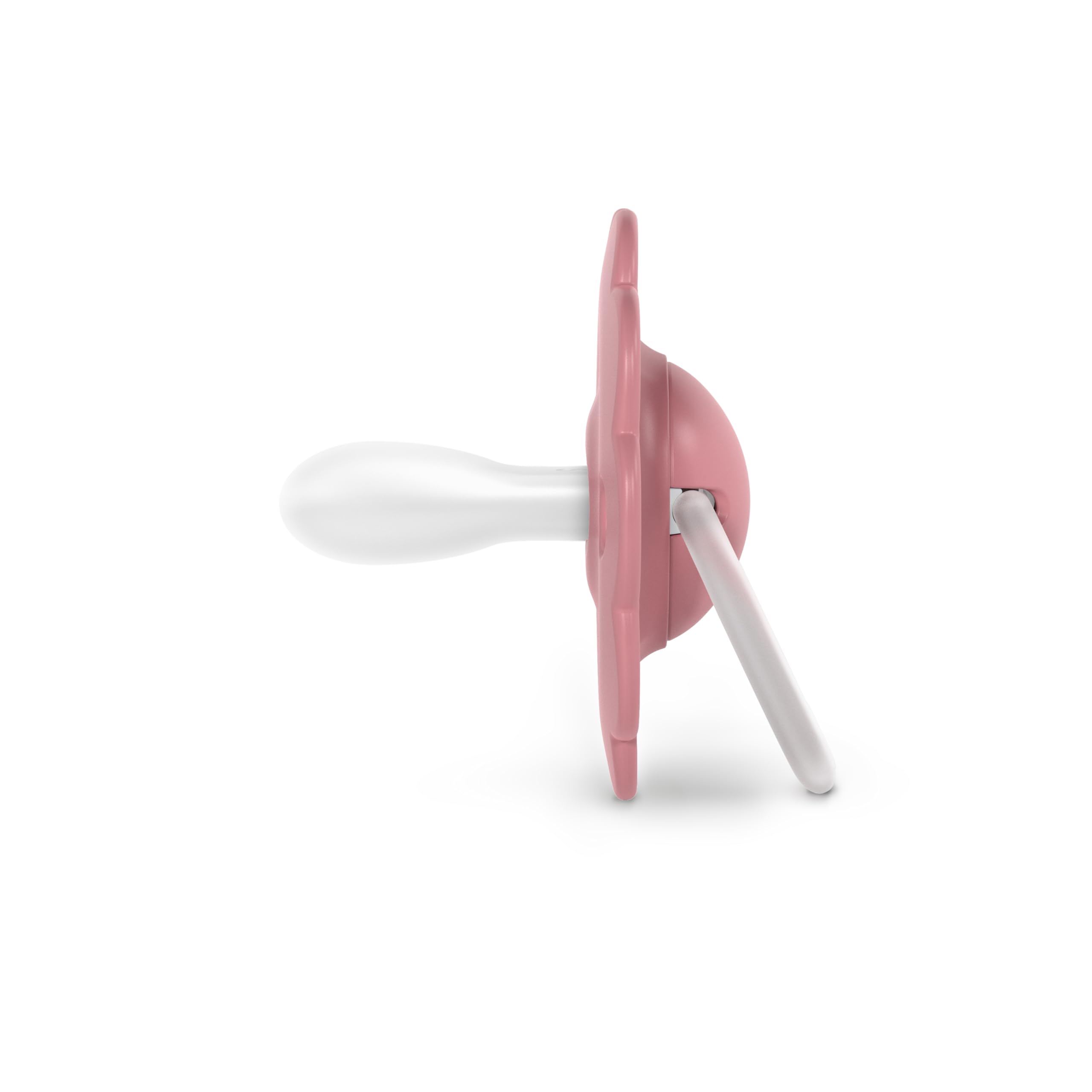 Suavinex, Chupete Bebés 6/18 Meses, con Tetina Fisiológica de Silicona SX Pro, Simétrica, Plana y Flexible, Respeta el Desarrollo Bucodental, con Anilla, Forma que Evita Rozaduras, Wonder Rosa Liso — view 5