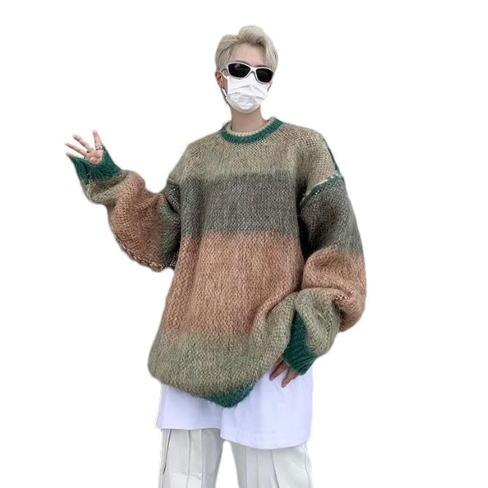 Pull tricot homme col rond en maille respirante pour le confort du printemps