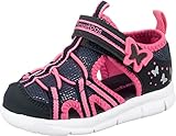 Verschluss: Klettverschluss KangaROOS Mädchen K-Butty EV Sneaker, Dark Navy/Fandango Pink 4294, 24 EU