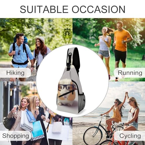 Bolso de pecho estilo bandolera para senderismo miniatura 6
