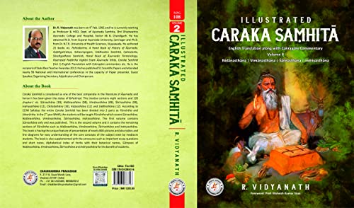Image of Charaka Samhita Sanskrit Text with English Translation- Nidansthan, Vimansthan, Sharirasthan, Indriyasthan (Volume II)
