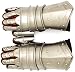 Medieval Warrior Brand Metal Gothic Knight Style Gauntlets Fully Functional Armor Gloves (Silver)