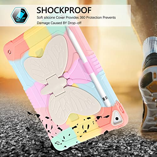 Guagua X1440-2022 Compatible For Ipad Air 2 Case For Kids, Ipad 6Th/5Th Generation Case 2018/2017, Ipad Pro 9.7 Case Kickstand Cover 2 In 1 Rugged Shockproof Anti-Scratch Tablet Case thumb #3