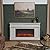 Real Flame Torrey Electric Fireplace, Bone