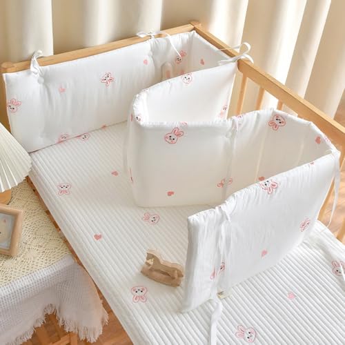 PTKG Barrera Cama NiñOs CojíN Barandilla de Seguridad para NiñOs con Bordes Acolchados Chichonera Cama Suave Transpirable Alfombra AnticolisióN para el Hogar FáCil,C5,180 * 28cm