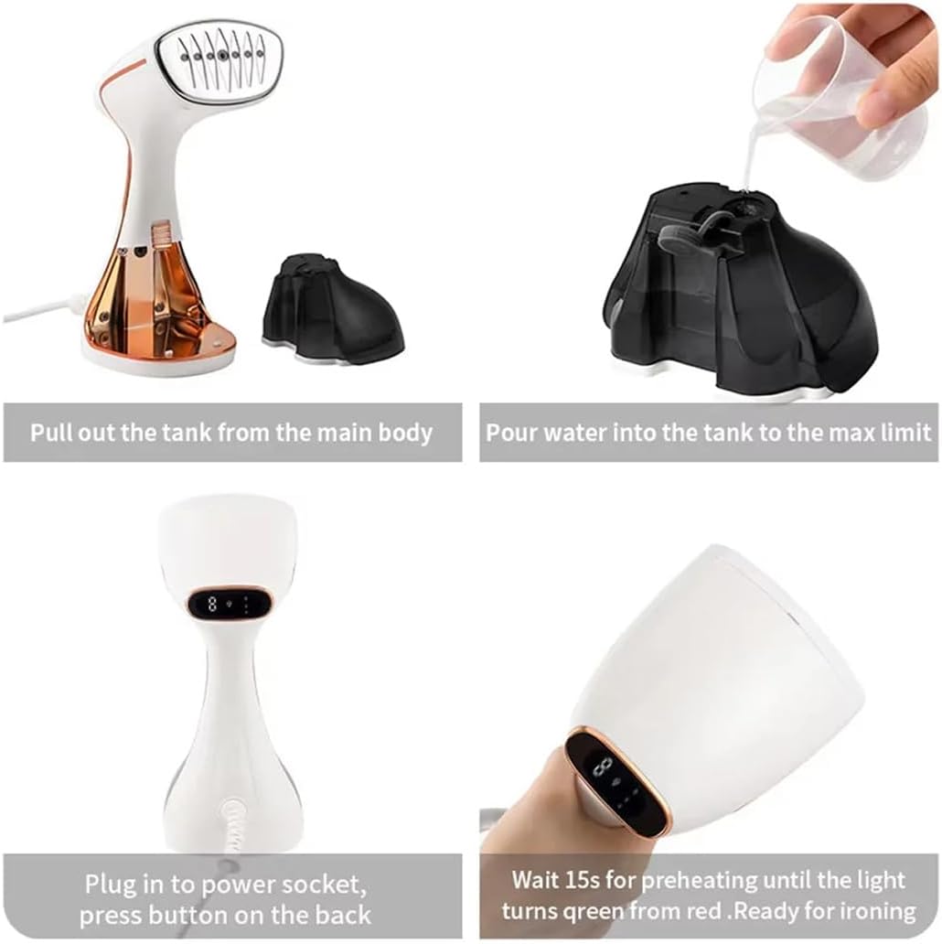 Glydraxi Portable Garment Steamer (White)
